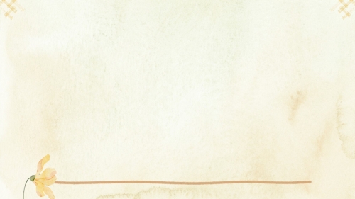 canva beige and gold watercolor floral zoom virtual background